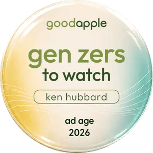 good apple ken hubbard named as an ad age gen zer to watch 2026