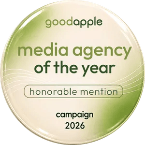 good apple runner up for campaign's 2026 media agency of the year
